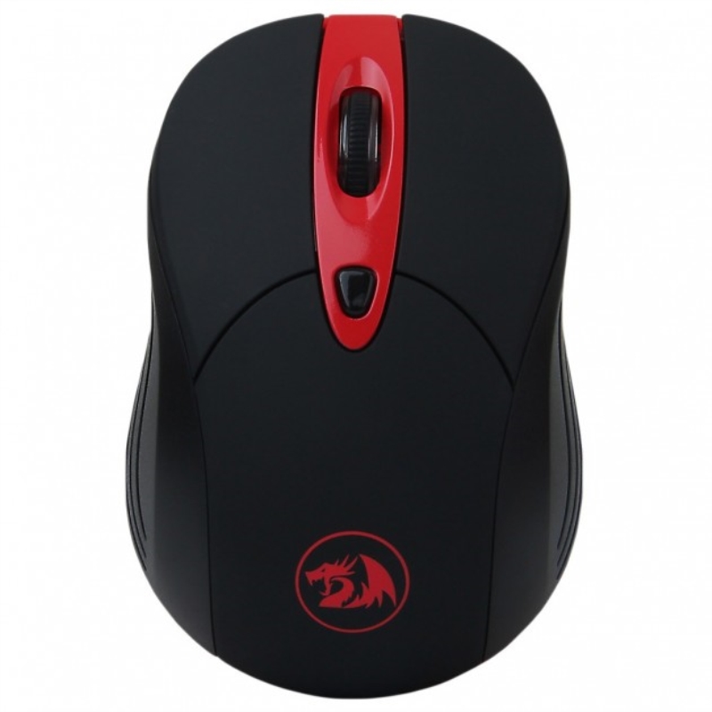 TECNOSHOP Mouse wireless Red Dragon M613 nero e rosso